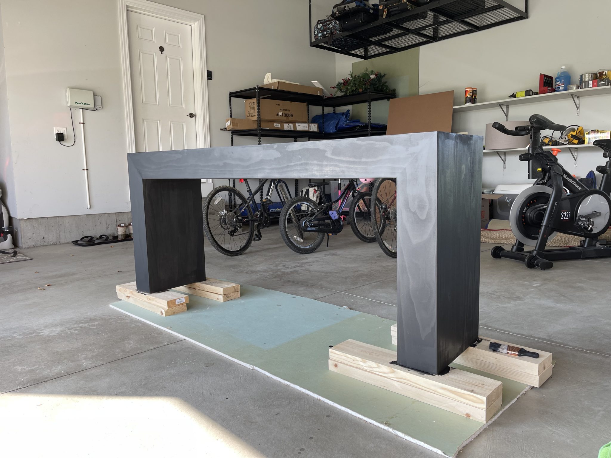 DIY Console table tutorial - A Finished House